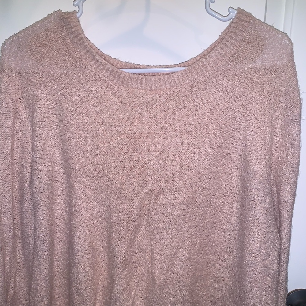 Pink Crop Sweater